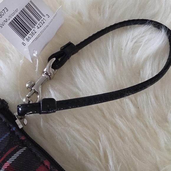 Adorable NWT Coach Signature Tartan Scotty Dog Mini Skinny ID Wallet β€οΈπβπ¦ΊπΎπ€ - Picture 6 of 16
